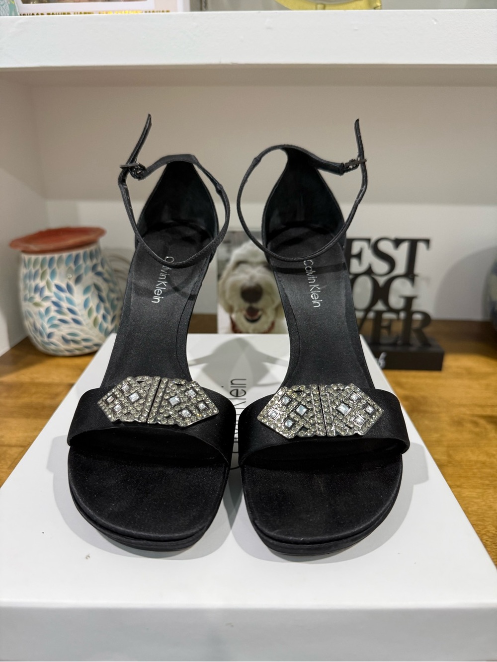 Calvin Klein Milan Satin black shoes - size 7